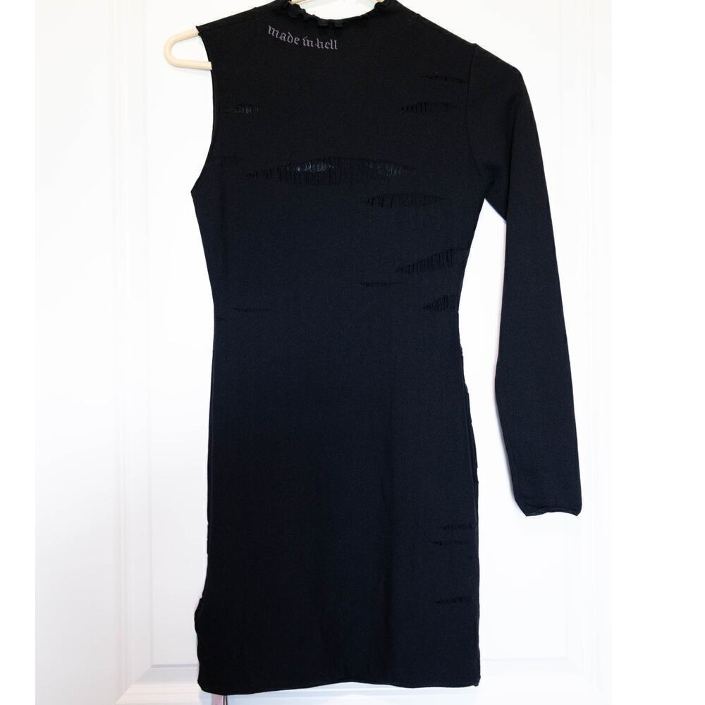 Voight By Valentia Made In Hell Black Ladies Dress Nwt — image 4 of 5